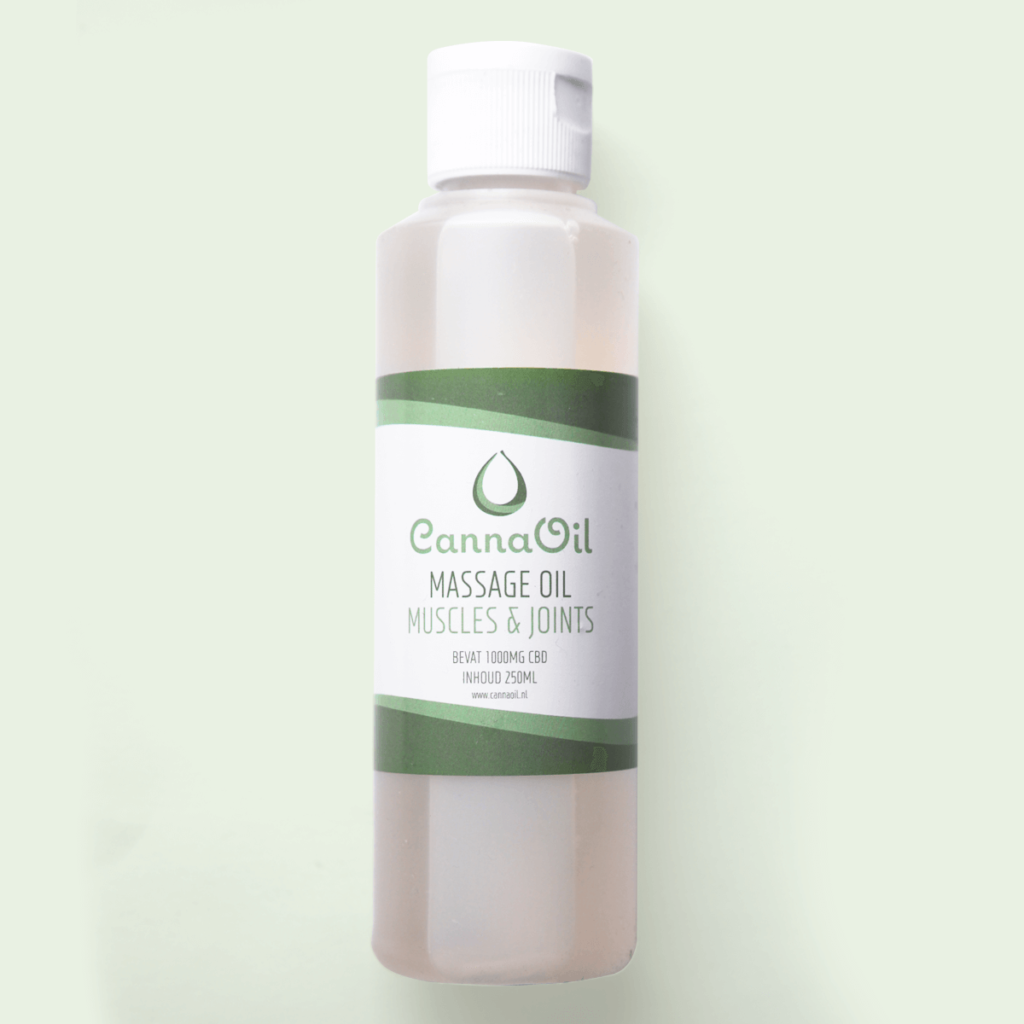 Cannatheek Massage Olie Spieren & Gewrichten 250 ml voor een stevige massage